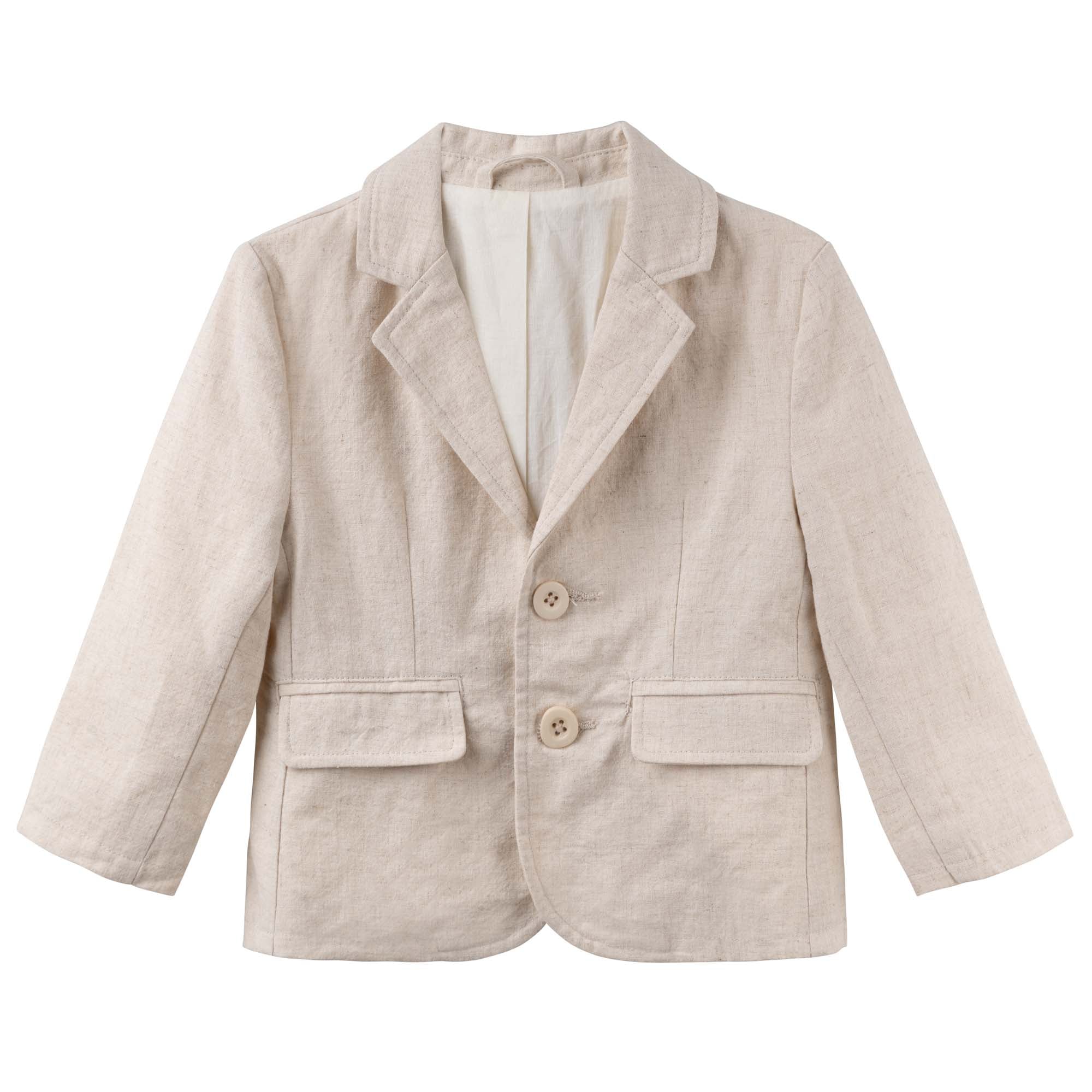 Finley Linen Jacket - Sand