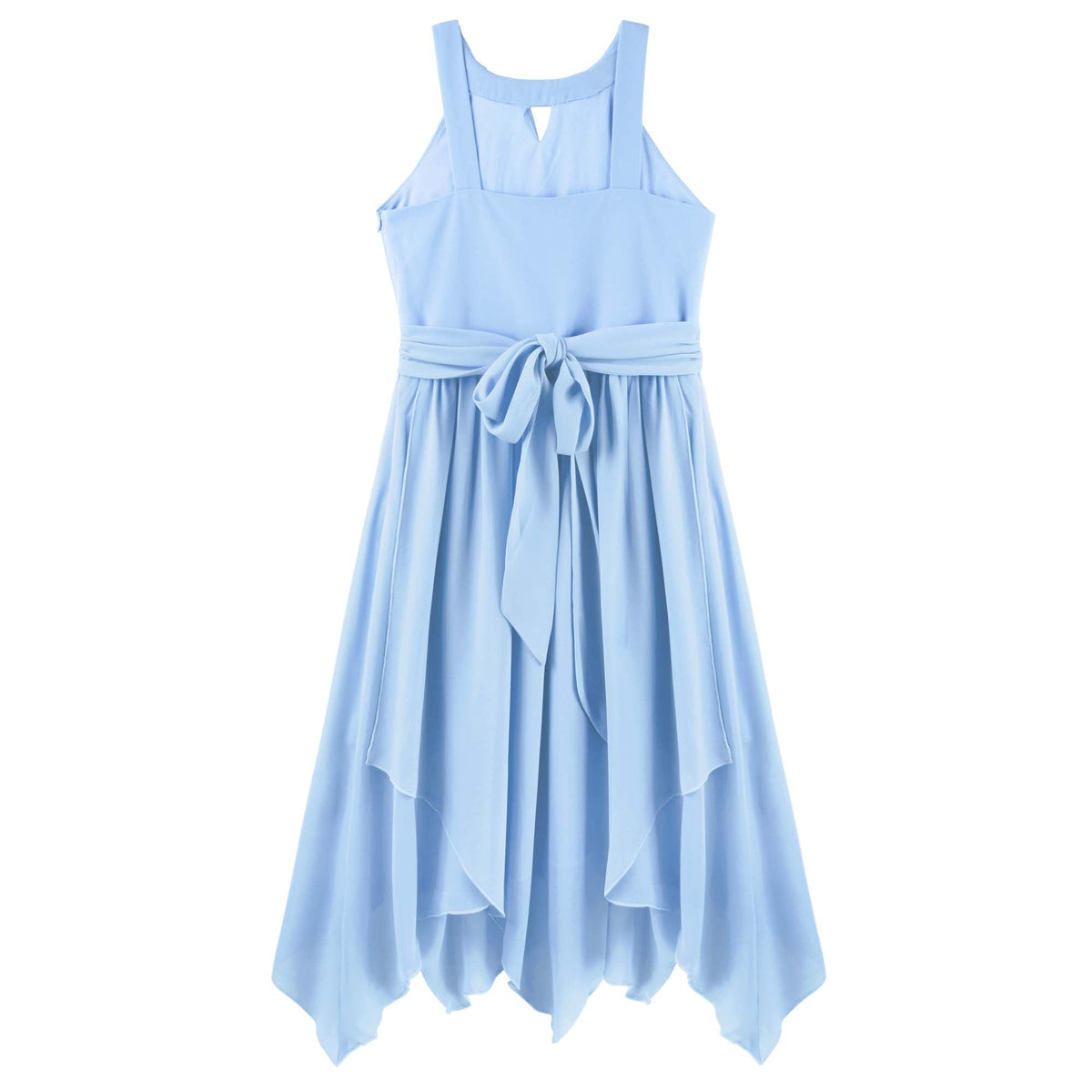 Angelene Panelled Dress - Blue - Designer Kidz