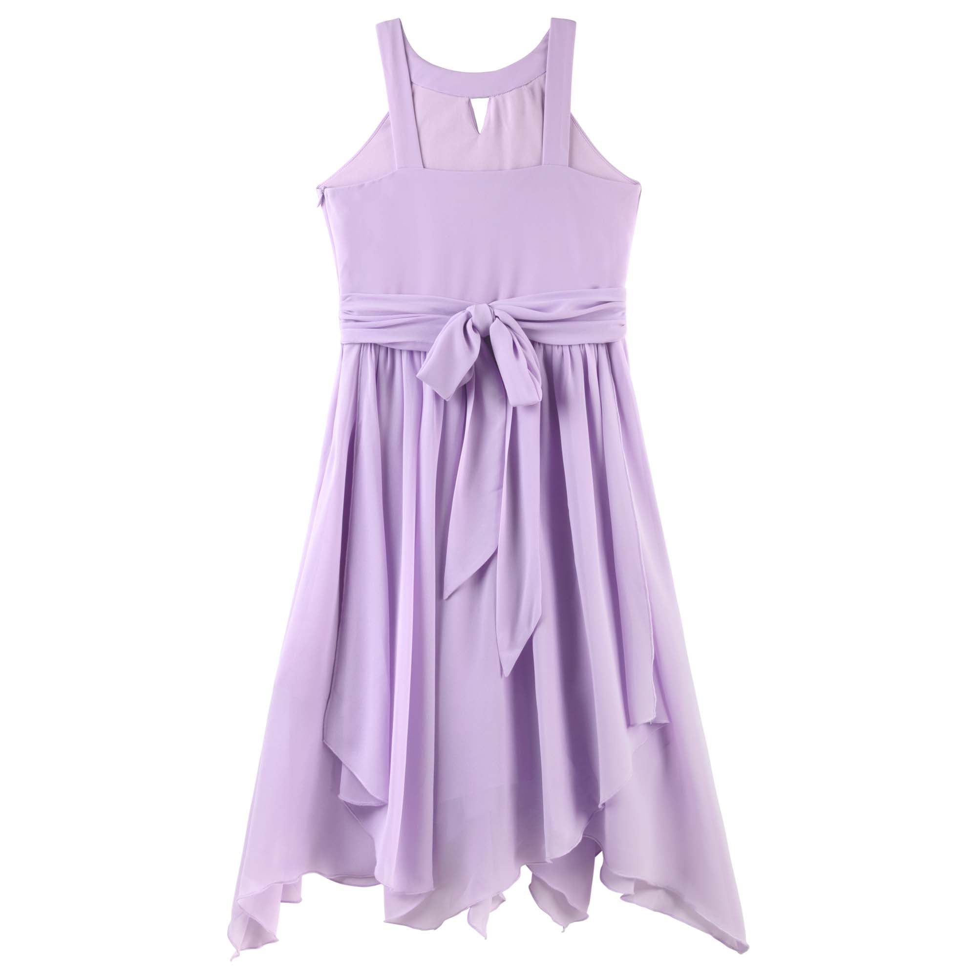 Angelene Panelled Dress - Lilac - Designer Kidz