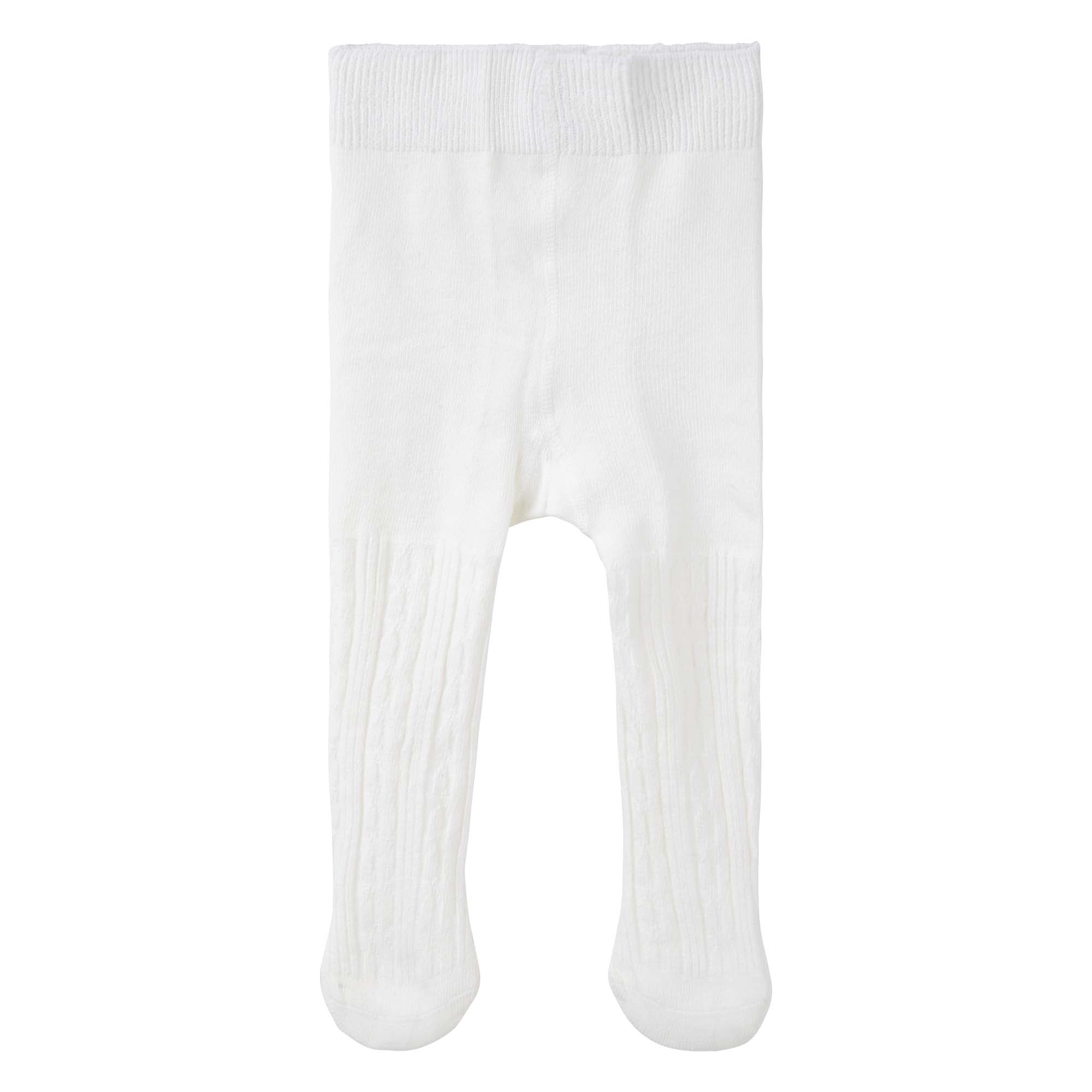 Baby Cable Knit Tights - Cream - Designer Kidz