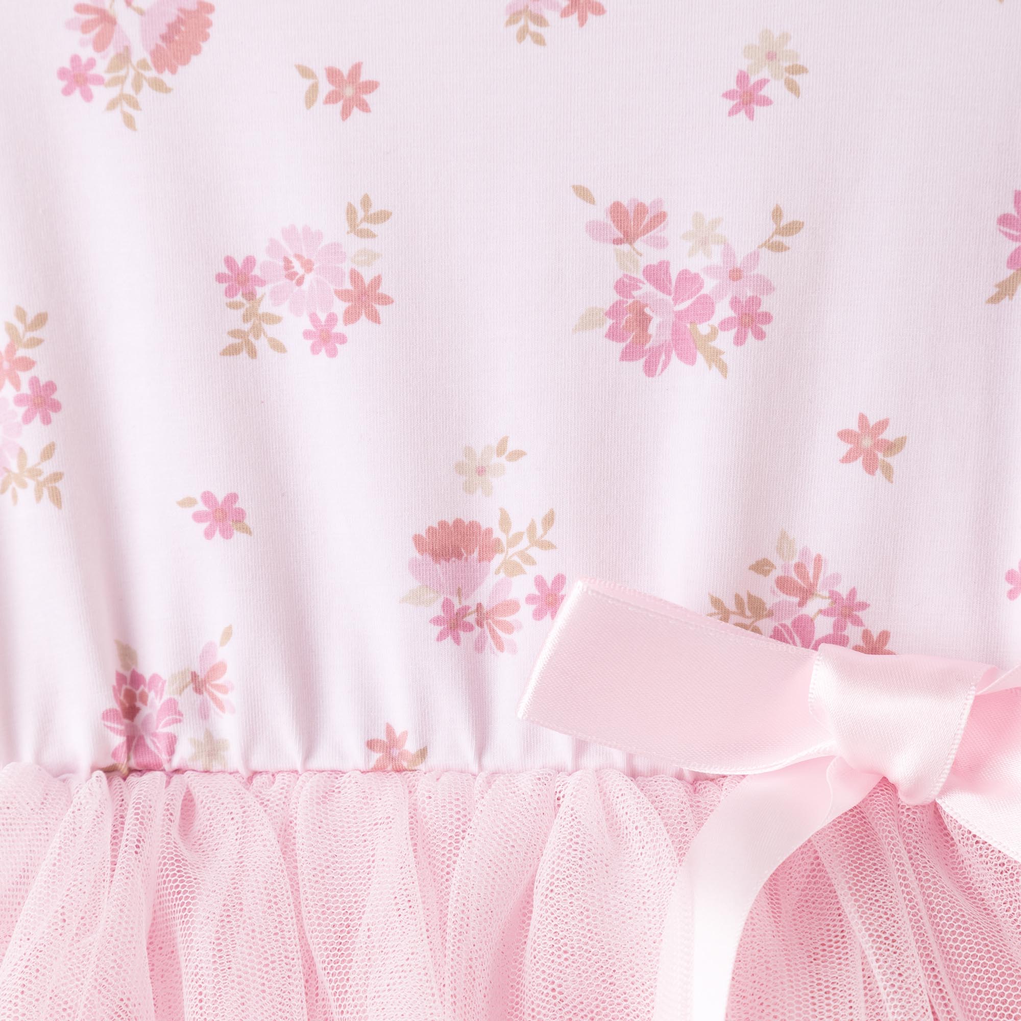 Bella Floral S/S Tutu Romper - Designer Kidz