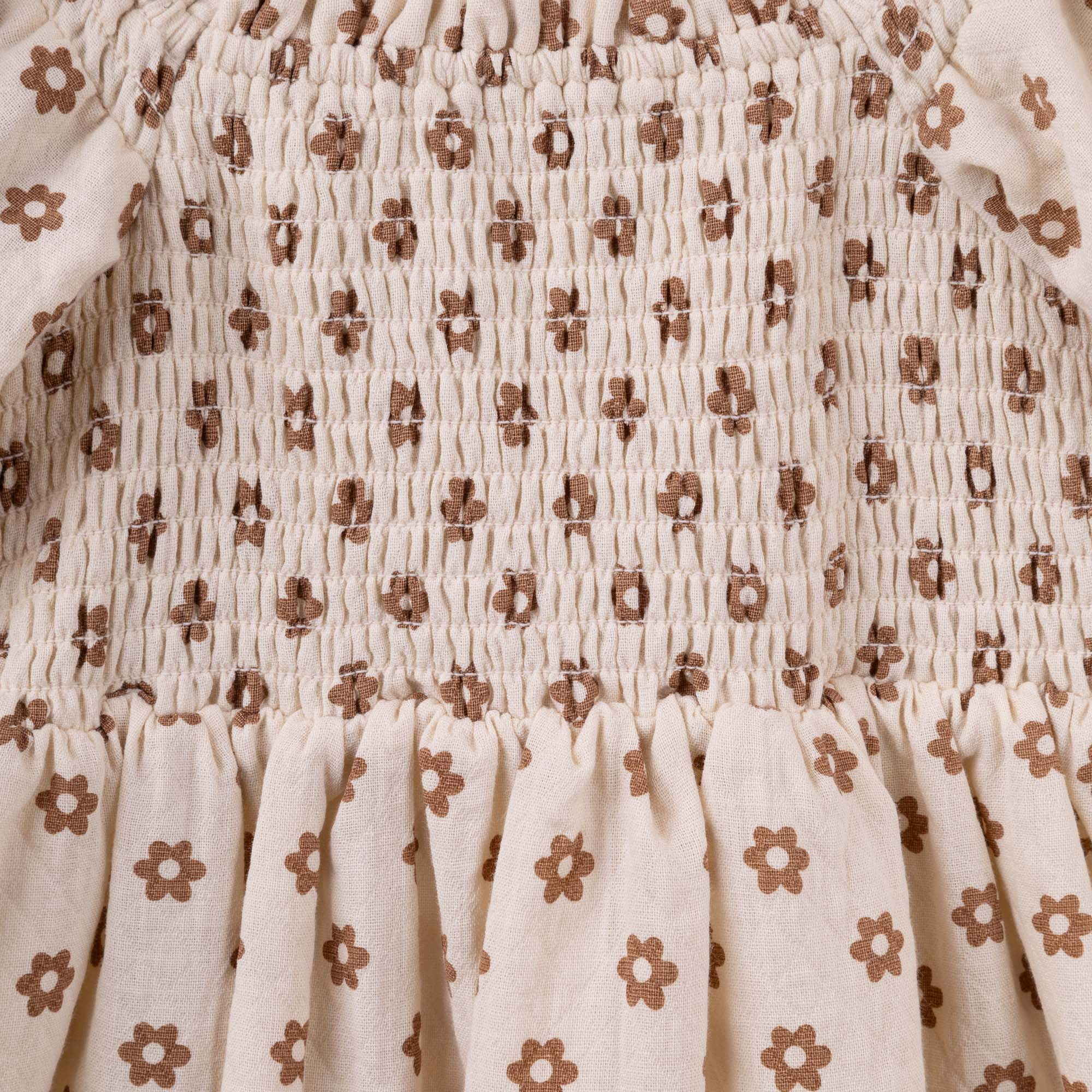 Everly L/S Puff Sleeve Dress - Designer Kidz