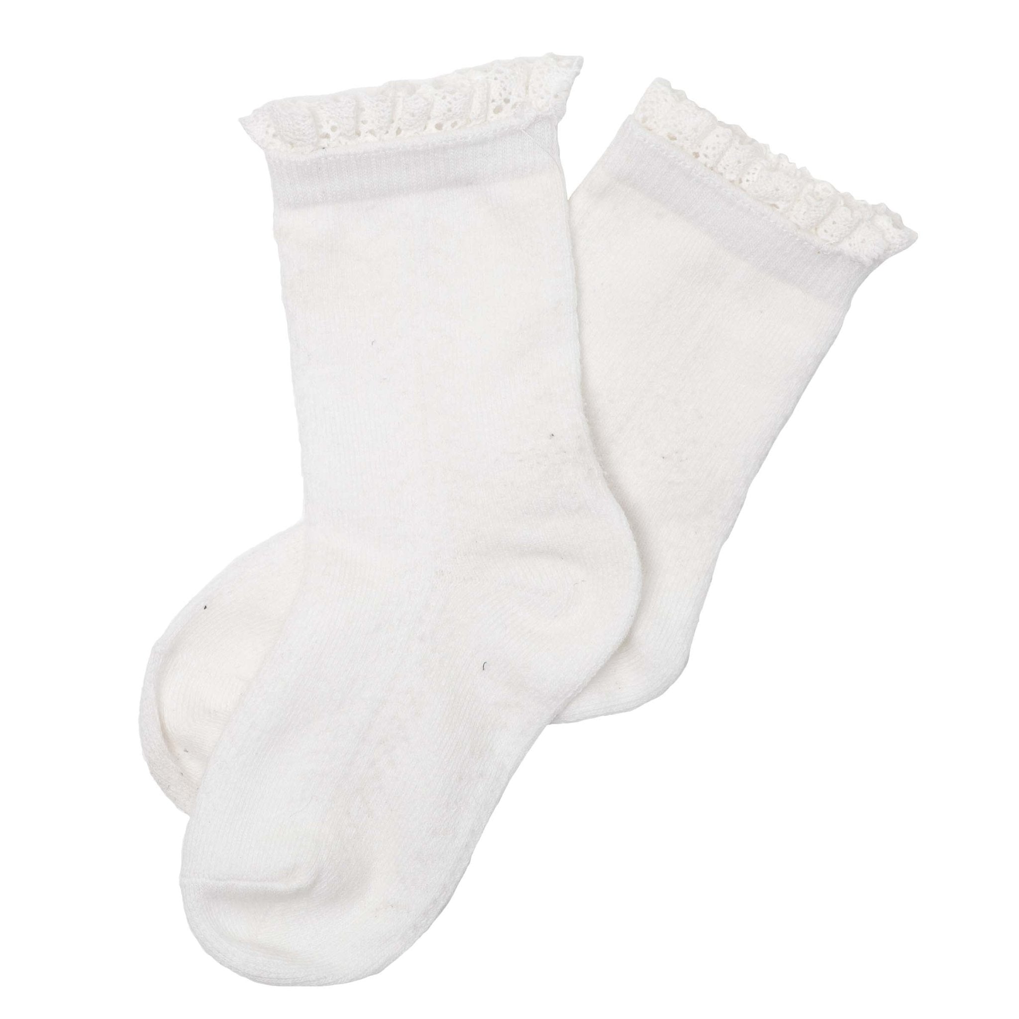 Frilly Socks - White - Designer Kidz