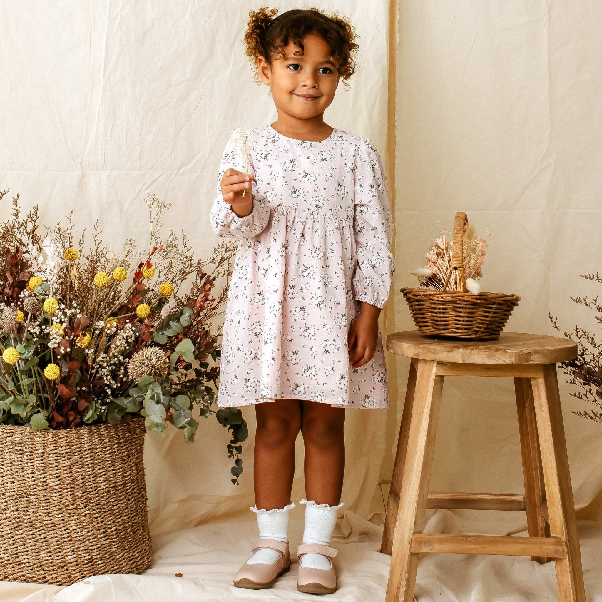 Hazel Floral Dress - Designer Kidz