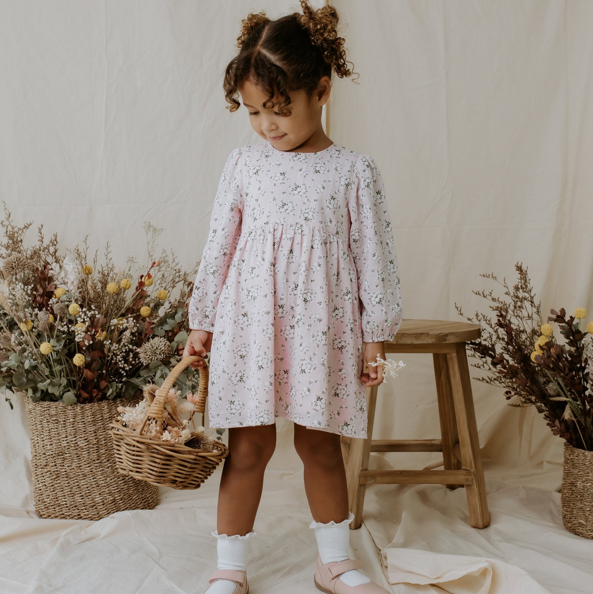 Hazel Floral Dress - Designer Kidz
