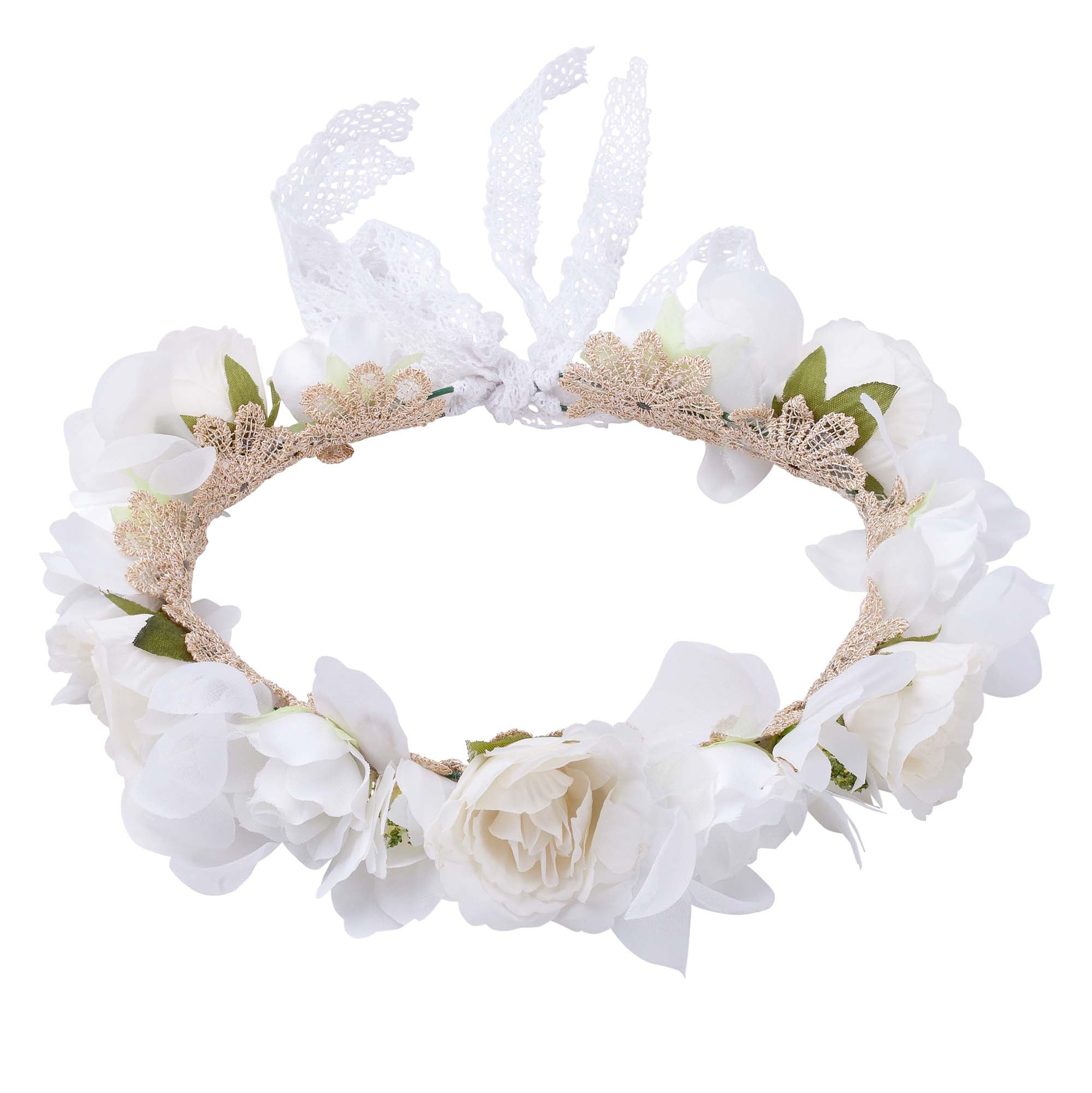 Juliette Flower Crown - Ivory - Designer Kidz