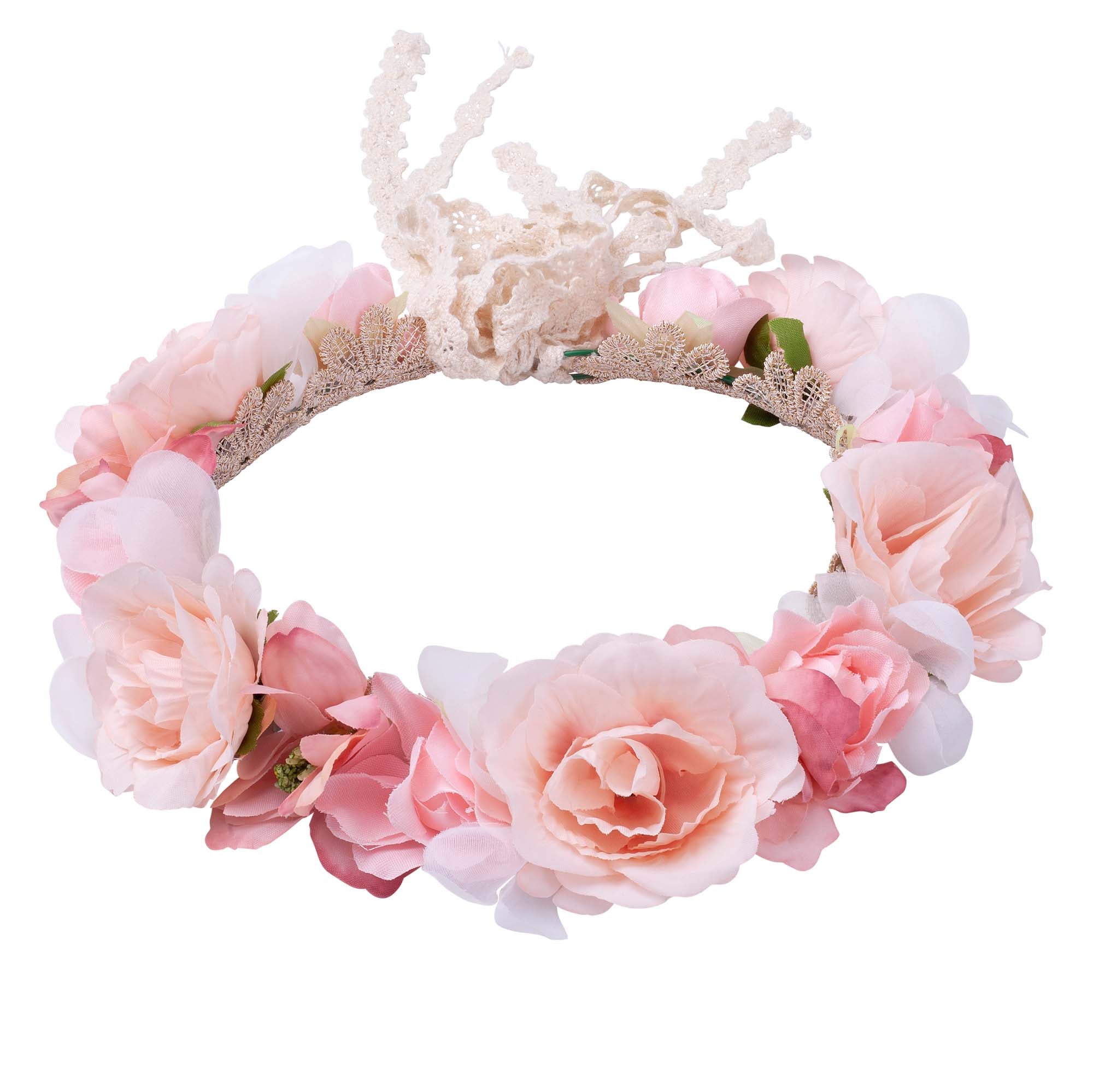 Juliette Flower Crown - Rose Pink - Designer Kidz