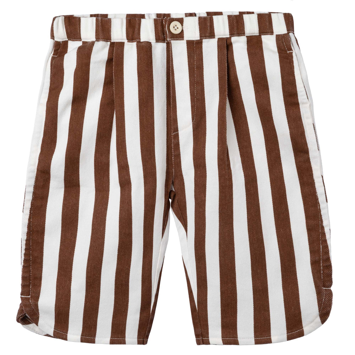 Luca Vintage Stripe Pants - Chocolate - Designer Kidz