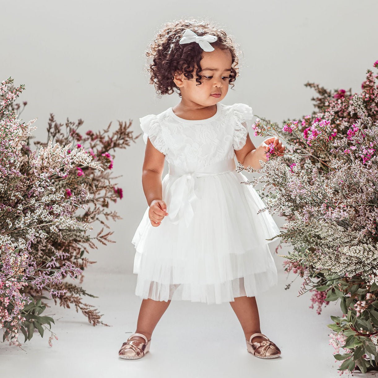 My First Lace Tutu S/S - Ivory - Designer Kidz