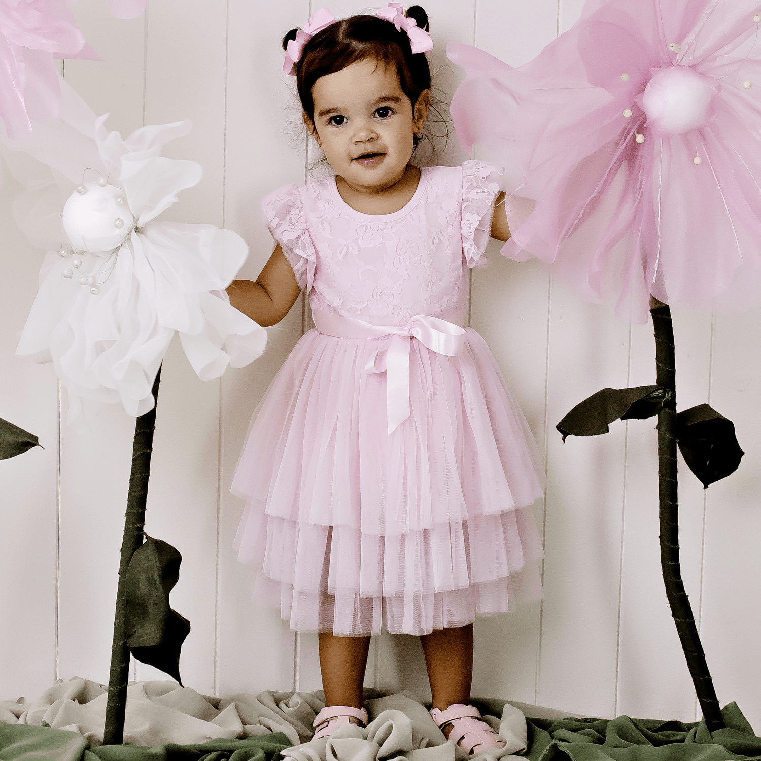My First Lace Tutu S/S - Pink - Designer Kidz