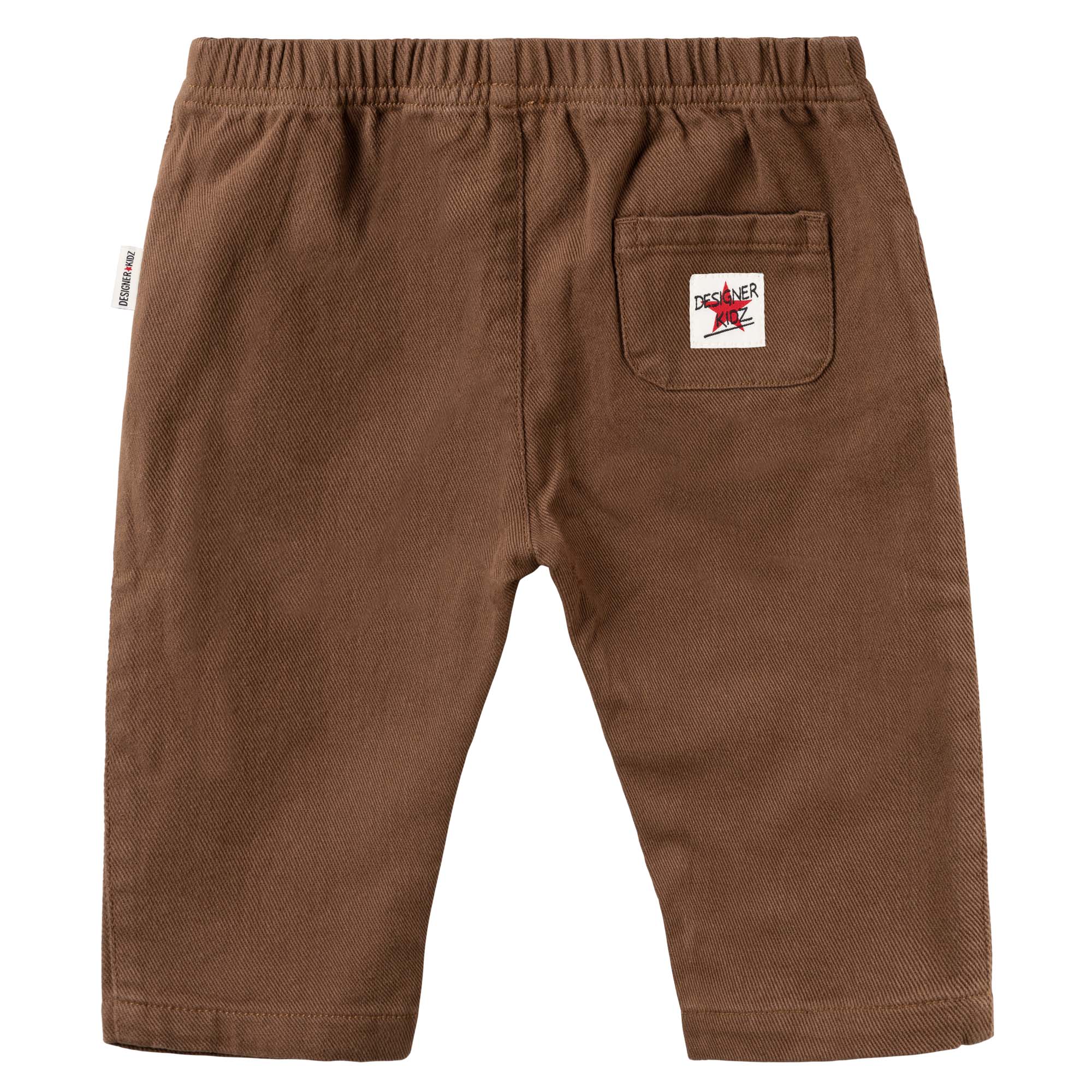 Theo Twill Pants - Chocolate - Designer Kidz