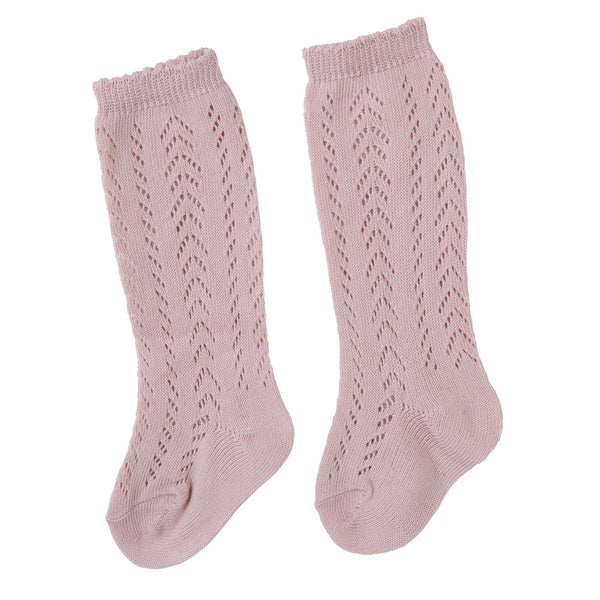 Knee High Socks - Dusty Pink
