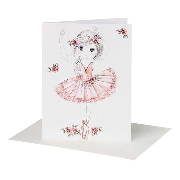 Buy Ballerina Tutu Greeting Card - Designer Kidz | Special Occasions, Party Wear & Weddings  | Sizes 000-16 | Little Girls Party Dresses, Tutu Dresses, Flower Girl Dresses | Pay with Afterpay | Free AU Delivery Over $80 