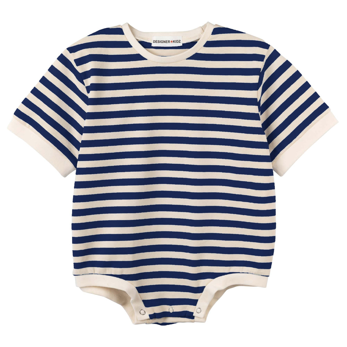 Jack Stripe Romper - Navy