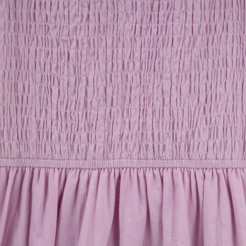 Natalie Shirred Dress - Lavender