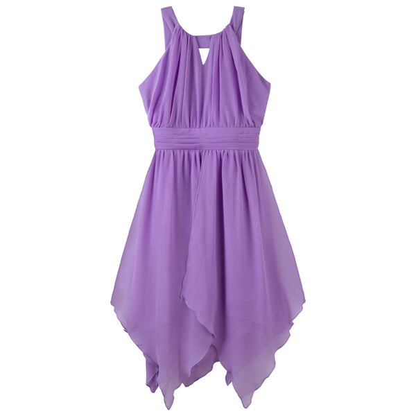 Angelene Panelled Dress - Violet