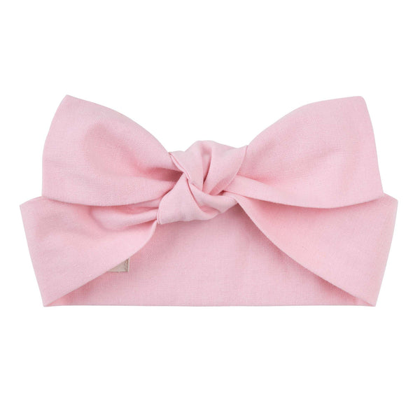 Grace Linen Headband - Pink