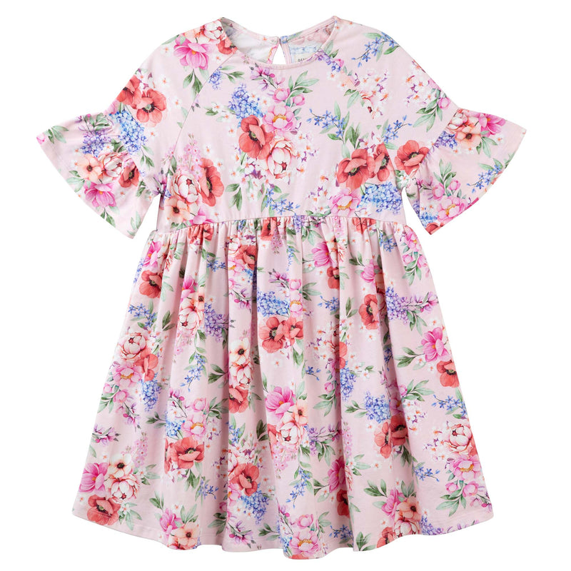 Frankie Floral Belle Sleeve Dress