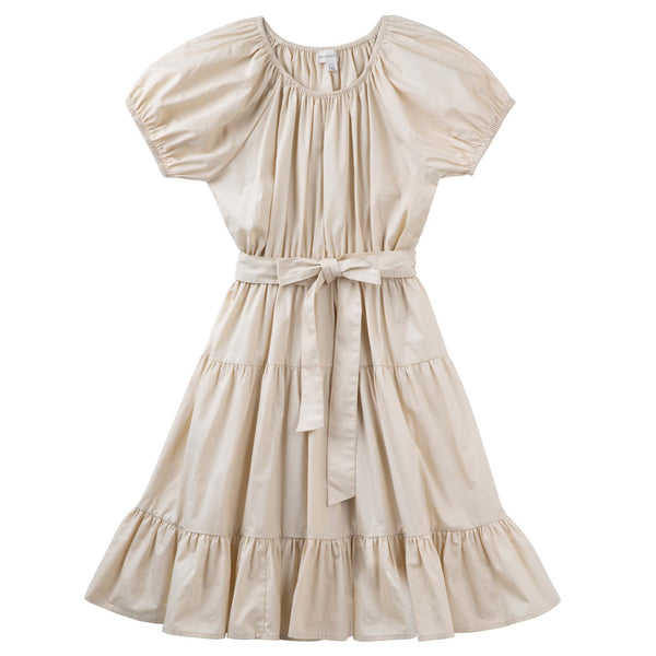 Lydia Tiered Dress - Stone