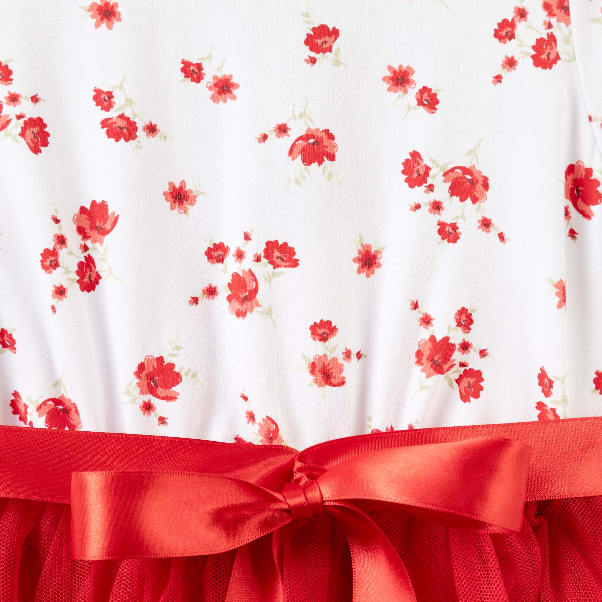 Alyssa Floral S/S Tutu Dress - Designer Kidz