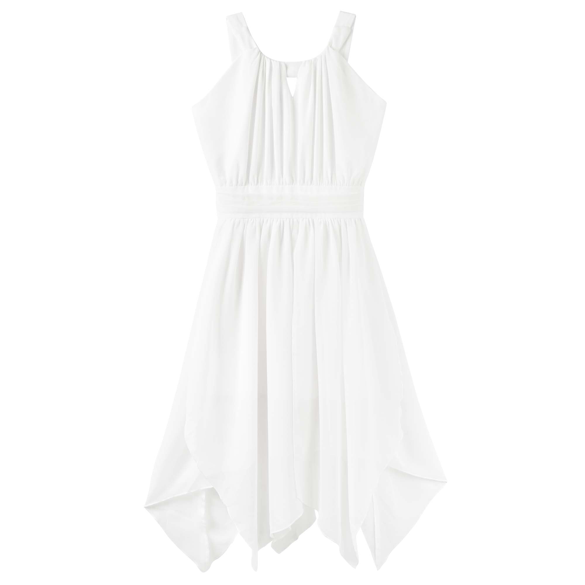 Angelene Panelled Dress - Ivory - Designer Kidz