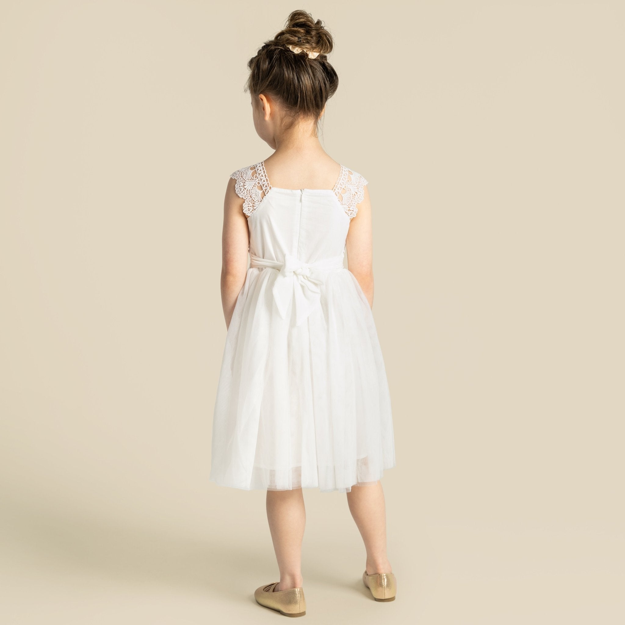 Angie Lace Bodice Dress - Designer Kidz