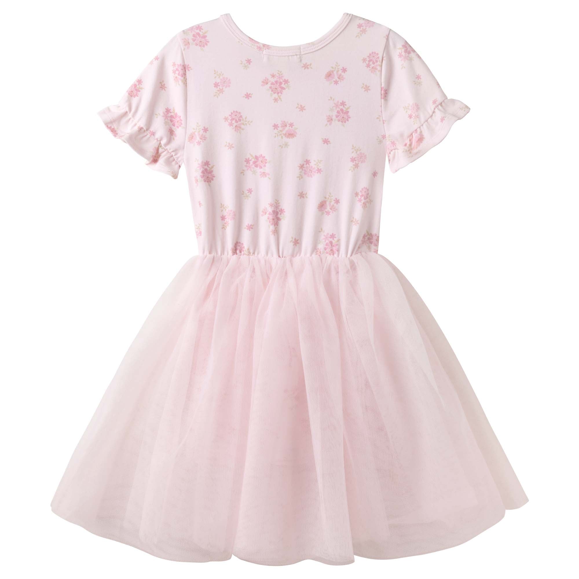 Bella Floral S/S Tutu Dress - Designer Kidz