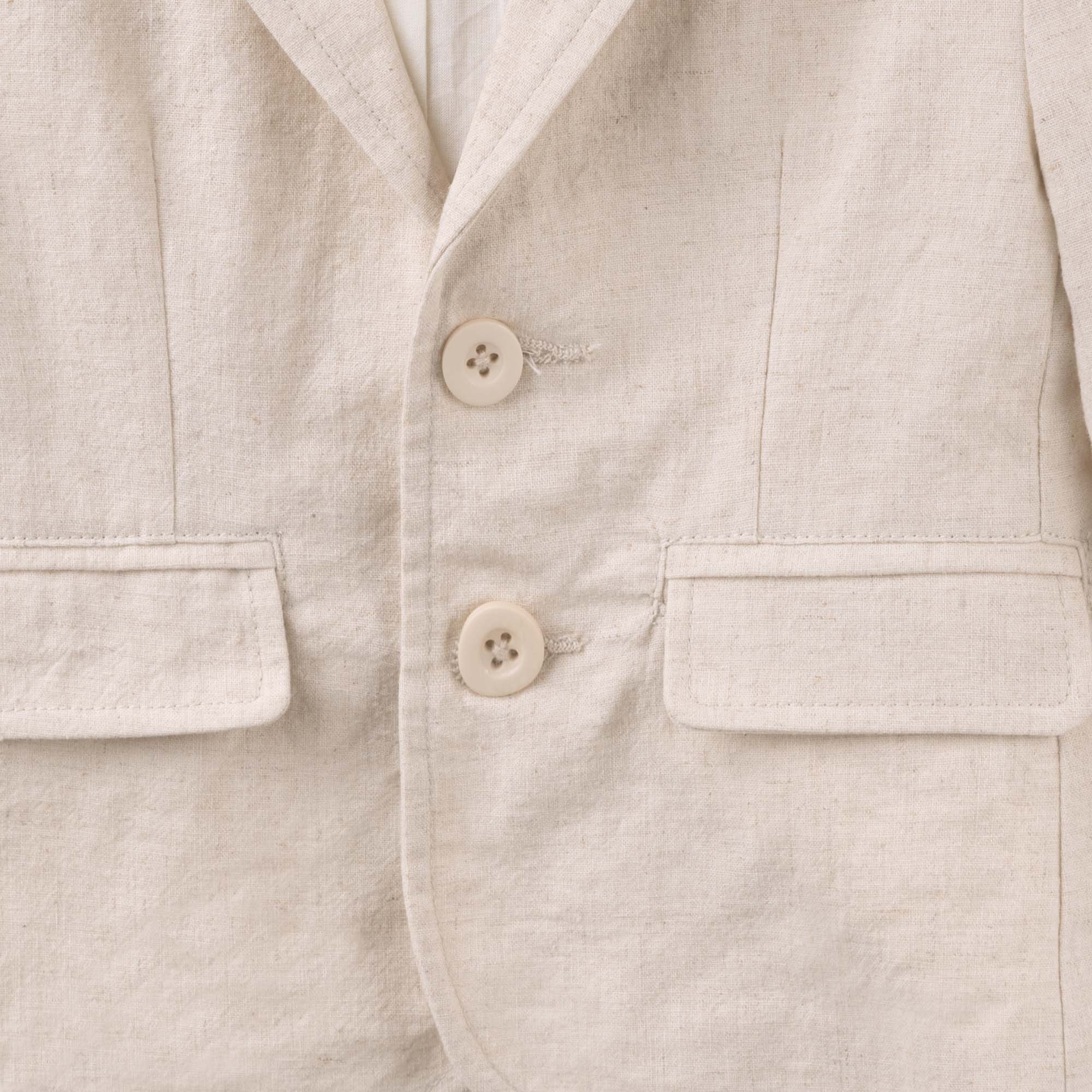 Finley Linen Jacket - Sand - Designer Kidz