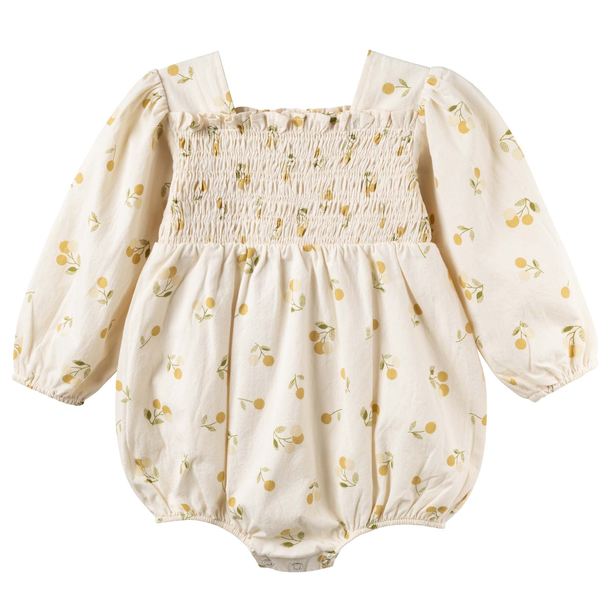 Golden Cherry Romper - Designer Kidz