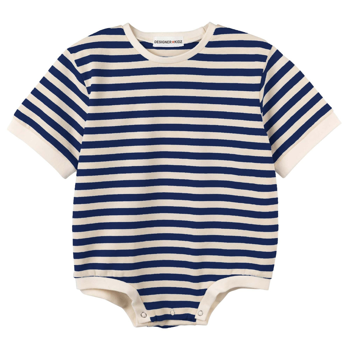 Jack Stripe Romper - Navy - Designer Kidz