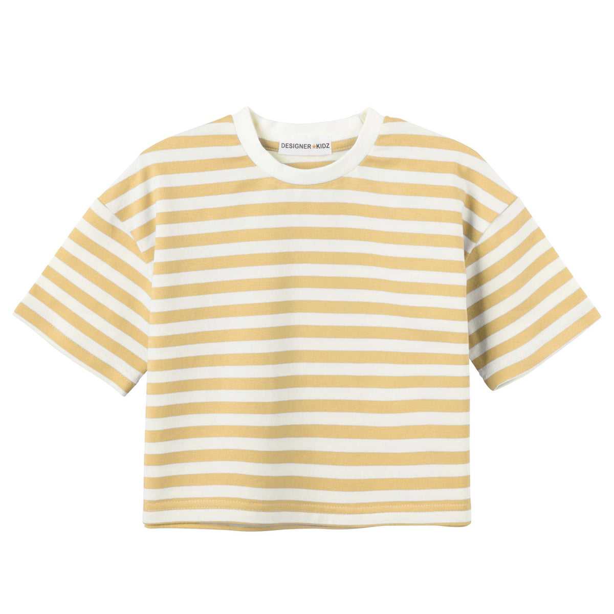 Jack Stripe Top - Mustard - Designer Kidz