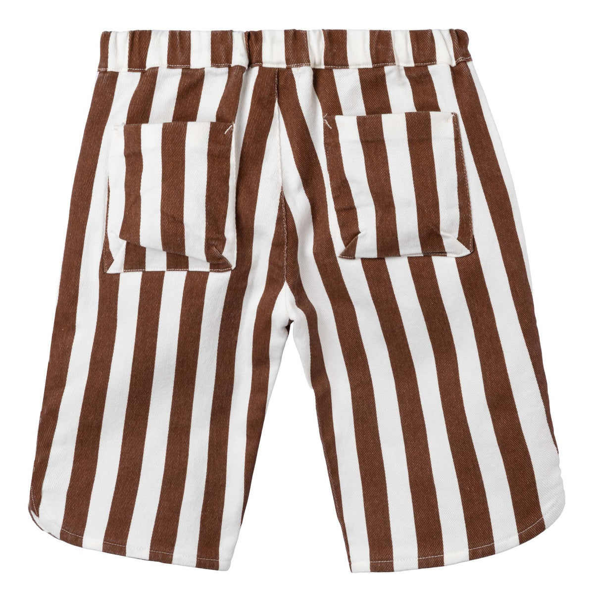 Luca Vintage Stripe Pants - Chocolate - Designer Kidz