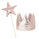 Princess Party Crown & Wand Set - Pink