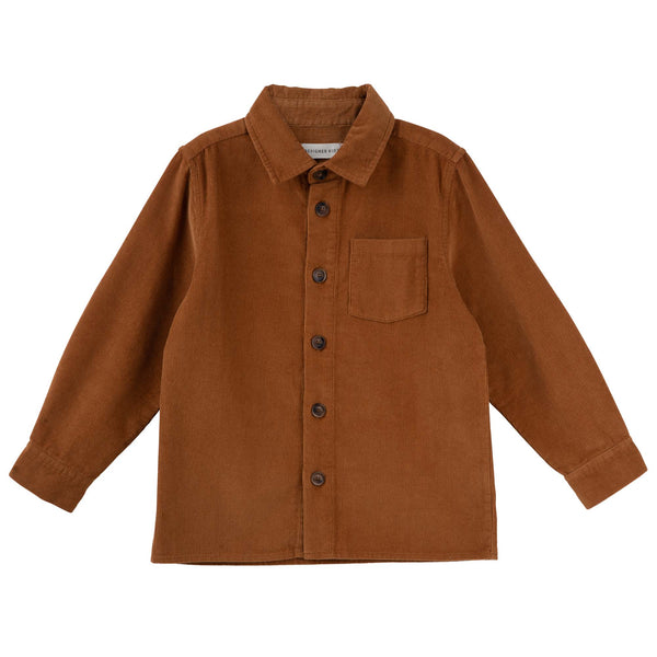 Jack L/S Cord Overshirt - Rust