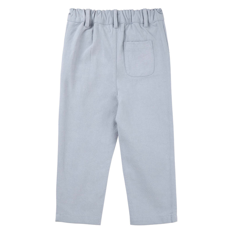 Oscar Linen Suit Pants - Ice Blue