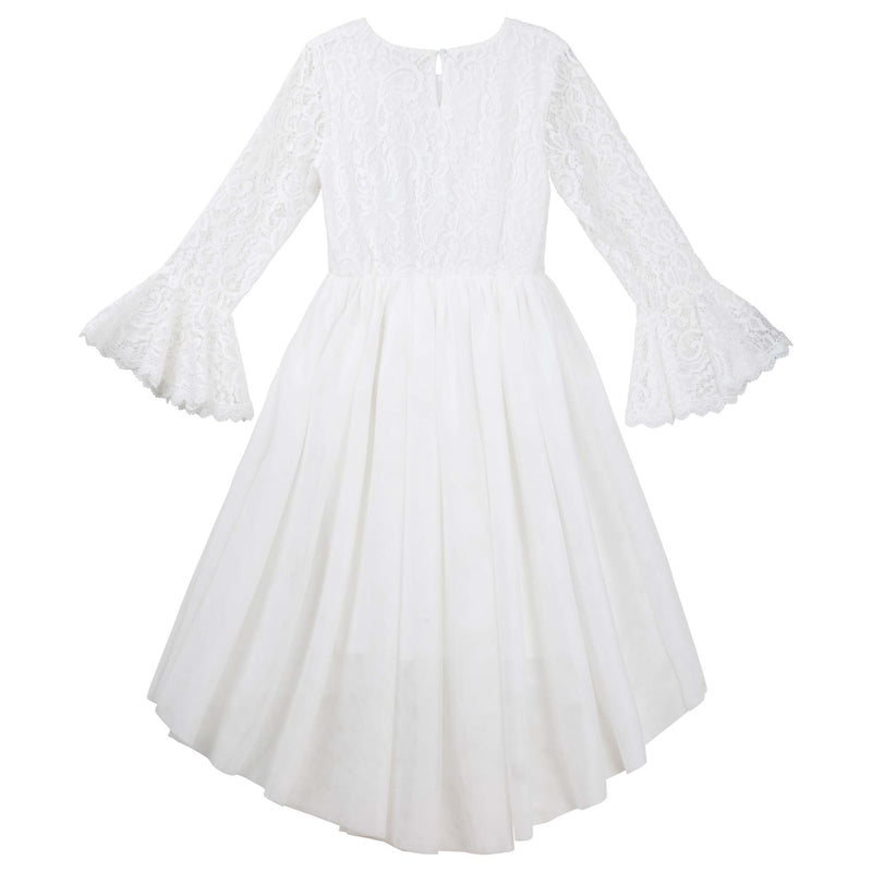 Olivia L/S Lace Dress - Ivory