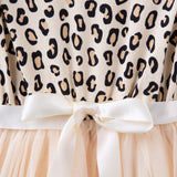 Leopard Print L/S Tutu Dress