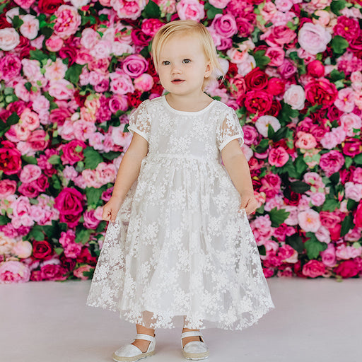 Buy Sophia Christening Gown - Ivory - Designer Kidz | Special Occasions, Party Wear & Weddings  | Sizes 000-16 | Little Girls Party Dresses, Tutu Dresses, Flower Girl Dresses | Pay with Afterpay | Free AU Delivery Over $80 