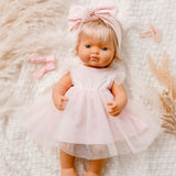 My First Tutu Doll Dress - Pale Pink