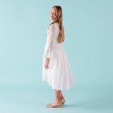 Olivia L/S Lace Dress - Ivory