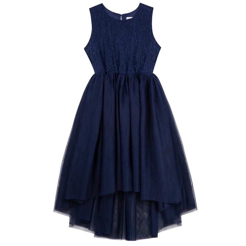 Delilah S/S Lace Dress - Navy