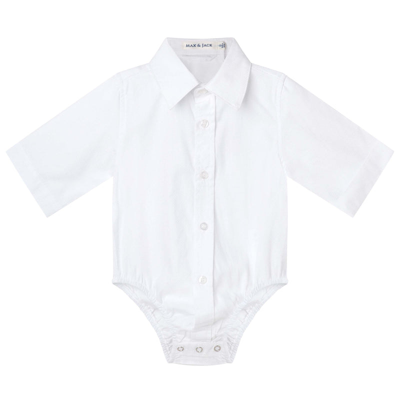 Buy Jackson Formal Romper/S - White - Designer Kidz | Special Occasions, Party Wear & Weddings  | Sizes 000-16 | Little Girls Party Dresses, Tutu Dresses, Flower Girl Dresses | Pay with Afterpay | Free AU Delivery Over $80 
