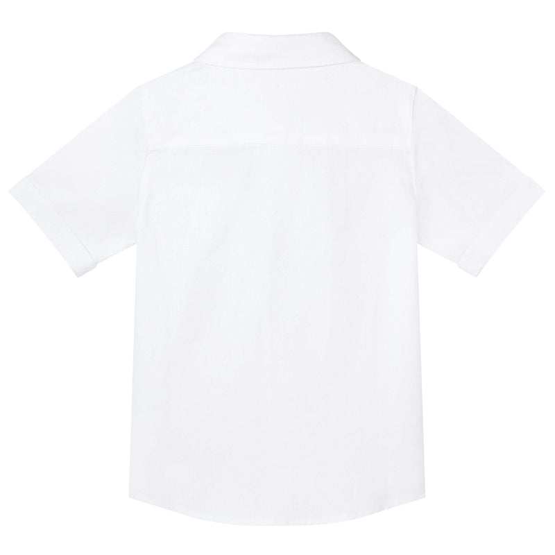Buy Jackson Formal Shirt/S - White - Designer Kidz | Special Occasions, Party Wear & Weddings  | Sizes 000-16 | Little Girls Party Dresses, Tutu Dresses, Flower Girl Dresses | Pay with Afterpay | Free AU Delivery Over $80 