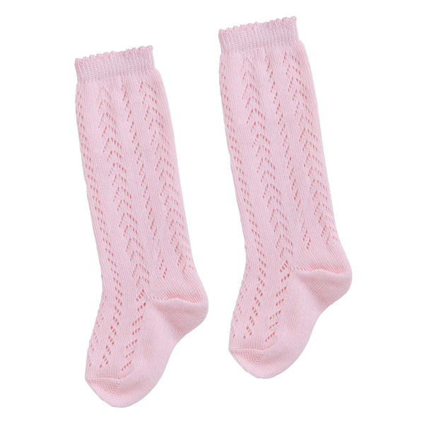 Knee High Socks - Pale Pink