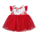 Penny Floral Doll Dress - Red