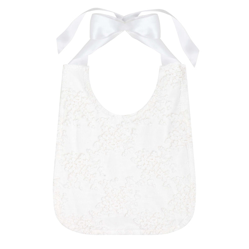 Buy Sophia Christening Bib - Ivory - Designer Kidz | Special Occasions, Party Wear & Weddings  | Sizes 000-16 | Little Girls Party Dresses, Tutu Dresses, Flower Girl Dresses | Pay with Afterpay | Free AU Delivery Over $80 