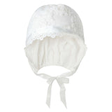Buy Sophia Christening Bonnet - Ivory - Designer Kidz | Special Occasions, Party Wear & Weddings  | Sizes 000-16 | Little Girls Party Dresses, Tutu Dresses, Flower Girl Dresses | Pay with Afterpay | Free AU Delivery Over $80 