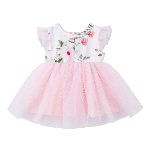 Penny Floral Doll Dress - Pink - Designer Kidz