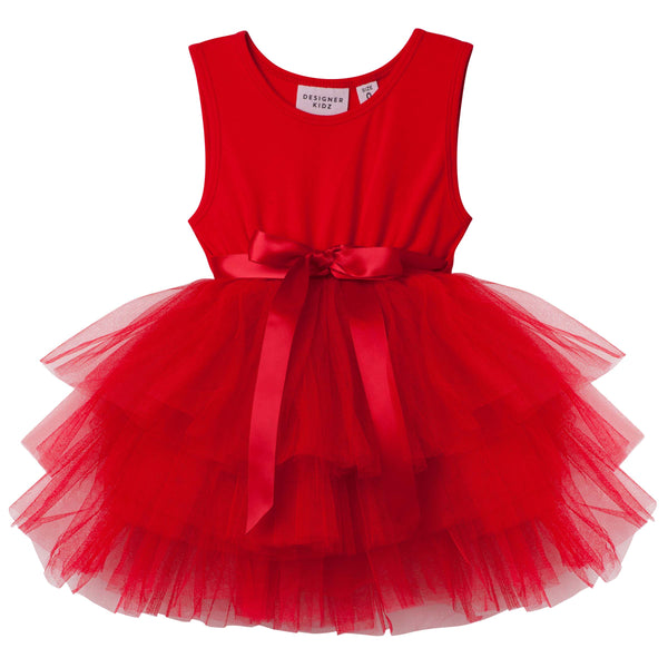 Buy My First Tutu S/S - Red - Designer Kidz | Special Occasions, Party Wear & Weddings  | Sizes 000-16 | Little Girls Party Dresses, Tutu Dresses, Flower Girl Dresses | Pay with Afterpay | Free AU Delivery Over $80 