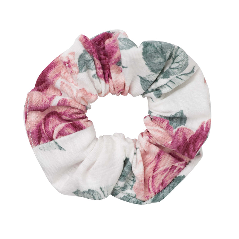 Buy Audrey Floral Scrunchie - Tea Rose - Designer Kidz | Special Occasions, Party Wear & Weddings  | Sizes 000-16 | Little Girls Party Dresses, Tutu Dresses, Flower Girl Dresses | Pay with Afterpay | Free AU Delivery Over $80 